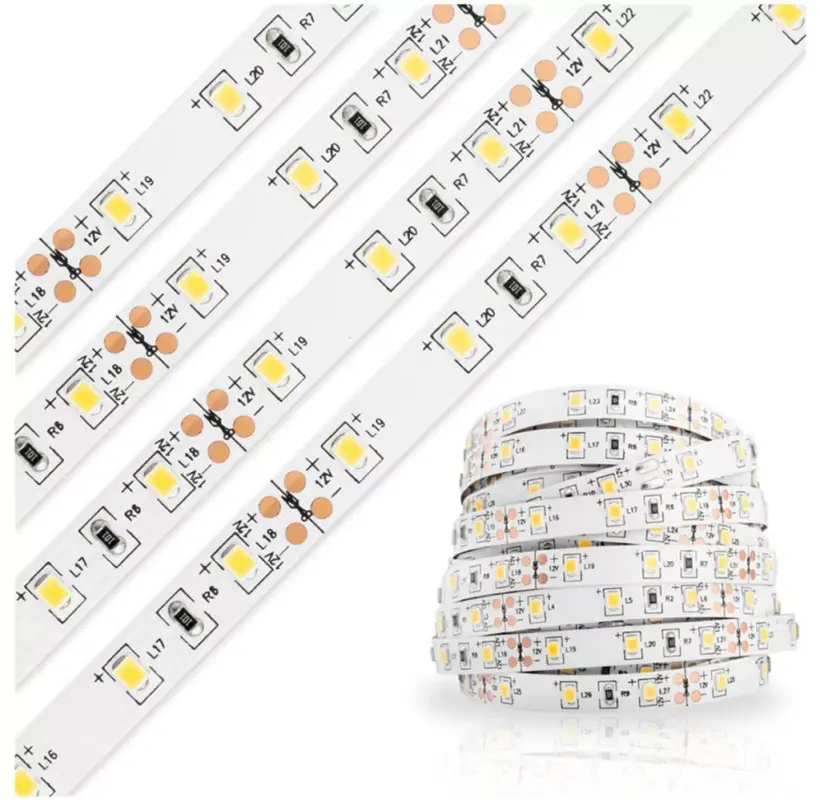 LED szalag 12V 48W 600LED 2835 Hideg 8mm 5m ECOLIGHT Akciós ár