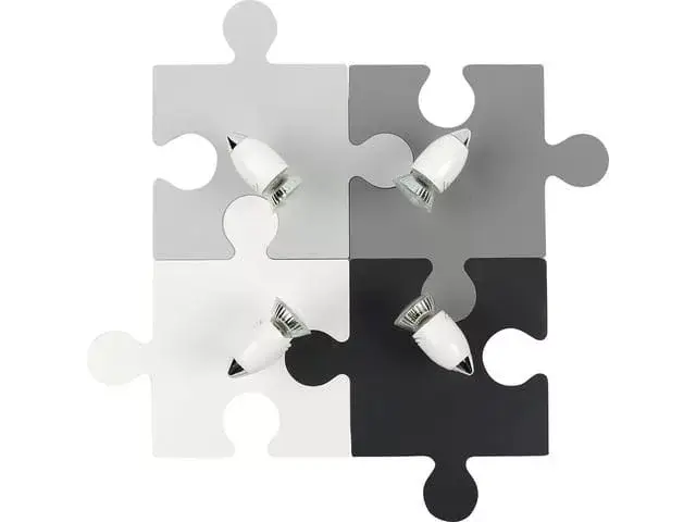 PUZZLE IV mennyezeti lámpa 9728 Nowodvorski szürke 4xGU10 gyerekrejtvény Különleges ajánlat