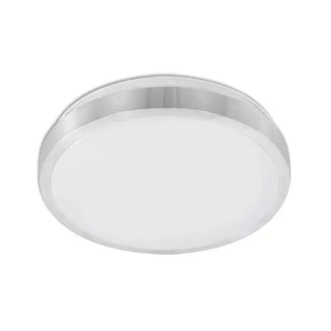 Kiárusítás LED mennyezeti lámpa 2x E27 SOLEN mikrohullámú érzékelővel, kerek ezüst