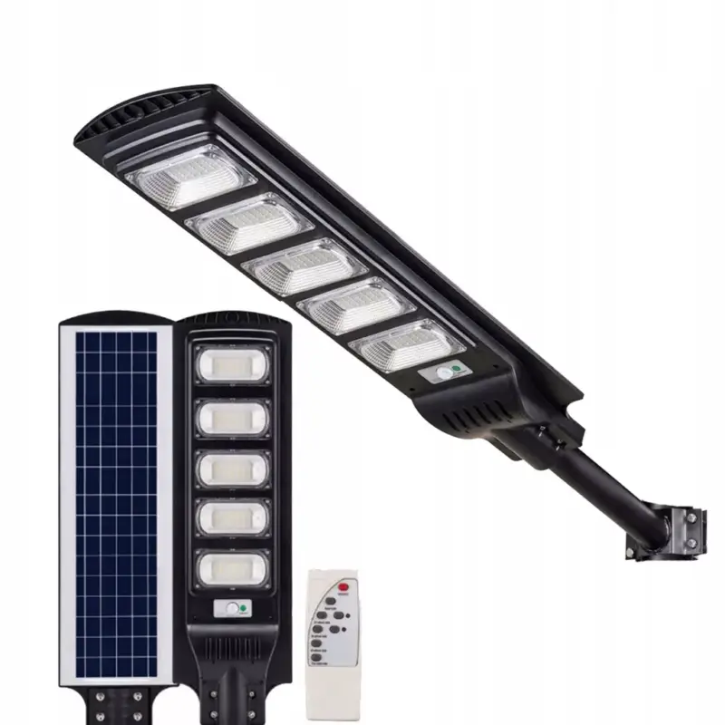 Outlet LED napelemes utcai lámpa 1800W 6500K lámpa tartóval és távirányítóval