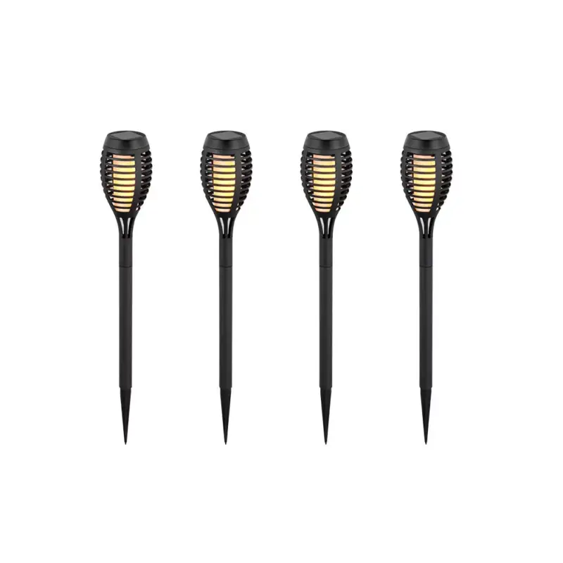 LED kerti lámpa spotlámpa napelemes tüske 1W 2200K IP44 lánghatás 4 db VT-724 V-TAC Korlátozott ajánlat