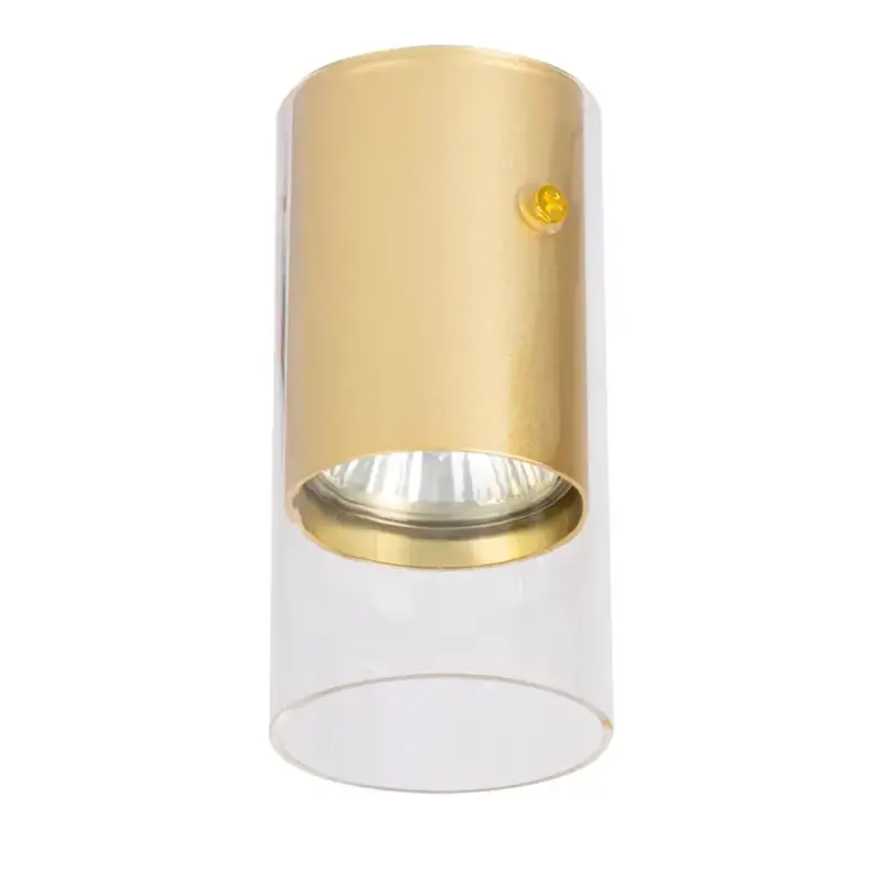 Felületre szerelt HALOGÉN Downlight Tube Spot Ricky Round Gold GU10 MILAGRO Rendeld meg most