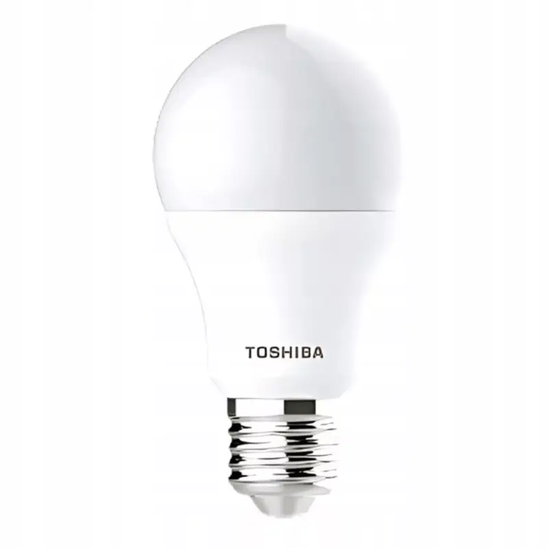 Gyors szállítás E27 A60 LED izzó 8.5W = 60W 806lm 3000K melegen szabályozható TOSHIBA
