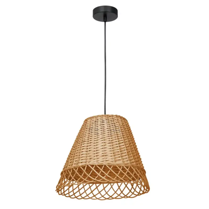 Végkiárusítás VIMINI barna mennyezeti lámpa 1xE27 Wicker Milagro