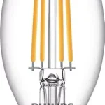 Kedvezmény LED gyertyakörte E14 B35 6.5W = 60W 806lm 2700K meleg izzószál PHILIPS