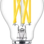 Legkelendőbb LED izzó E27 A60 10,5W = 100W 1521lm 2700 meleg izzószál PHILIPS szabályozható