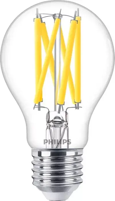Legkelendőbb LED izzó E27 A60 10,5W = 100W 1521lm 2700 meleg izzószál PHILIPS szabályozható