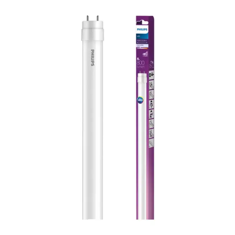 LED G13 fénycső 8W = 18W 800lm 4000K semleges 240° 60cm PHILIPS Árengedmény