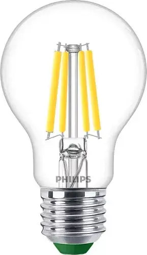 LED izzó E27 A60 210.9lm/W 2.3W = 40W 485lm 4000K semleges izzószál PHILIPS Ultra Hatékony Outlet