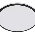 Csak ma LED mennyezeti lámpa, felületre szerelhető OZZIET 18W 2700K 30cm fekete kerek / ovális PHILIPS