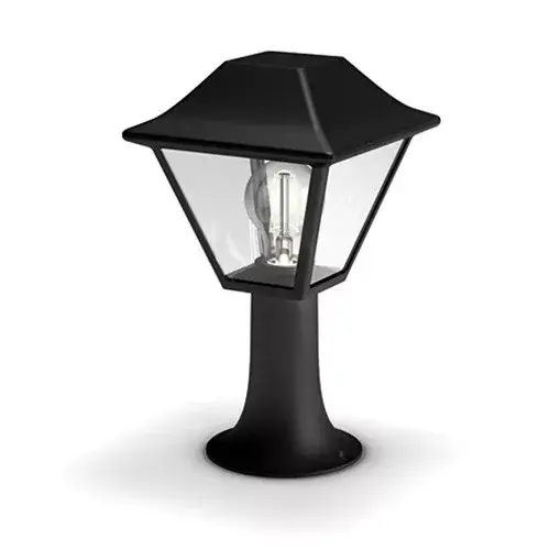 Olcsó Kerti LED lámpa kültéri ALPENGLOW myGarden E27 IP44 oszloplámpás fekete PHILIPS
