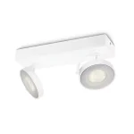 LED mennyezeti lámpa 2x 4.5W 2700K szabályozható CLOCKWORK mozgatható fehér PHILIPS Gyors kiszállítás
