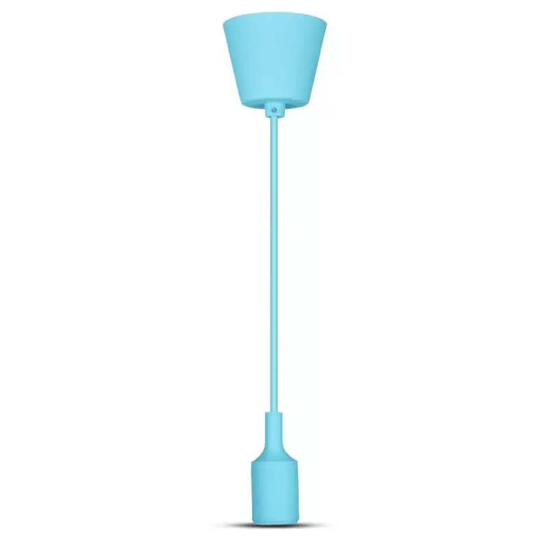 Függesztett lámpa E27 rögzítő szilikon ernyő kék VT-7228 V-TAC Gyors szállítás
