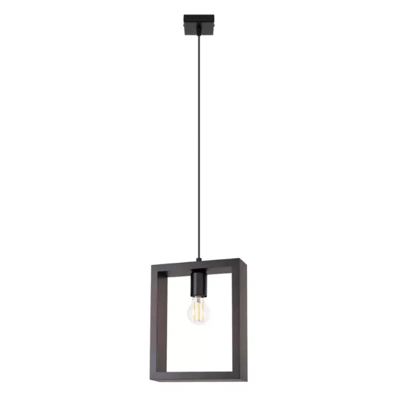 ARIES E27 skandináv Wenge függőlámpa SOLLUX Prémium