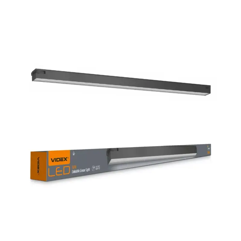 Bestseller LED lámpa Felületre szerelt moduláris panel 50W 5000lm 5000K Cool Black Videx