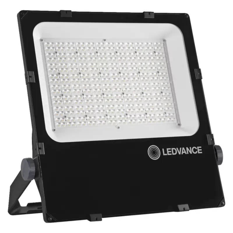 Szuper ajánlat LED-es reflektor kültéri spotlámpa szabályozható 290W 38300lm 3000K IP66 fekete reflektor Ledvance