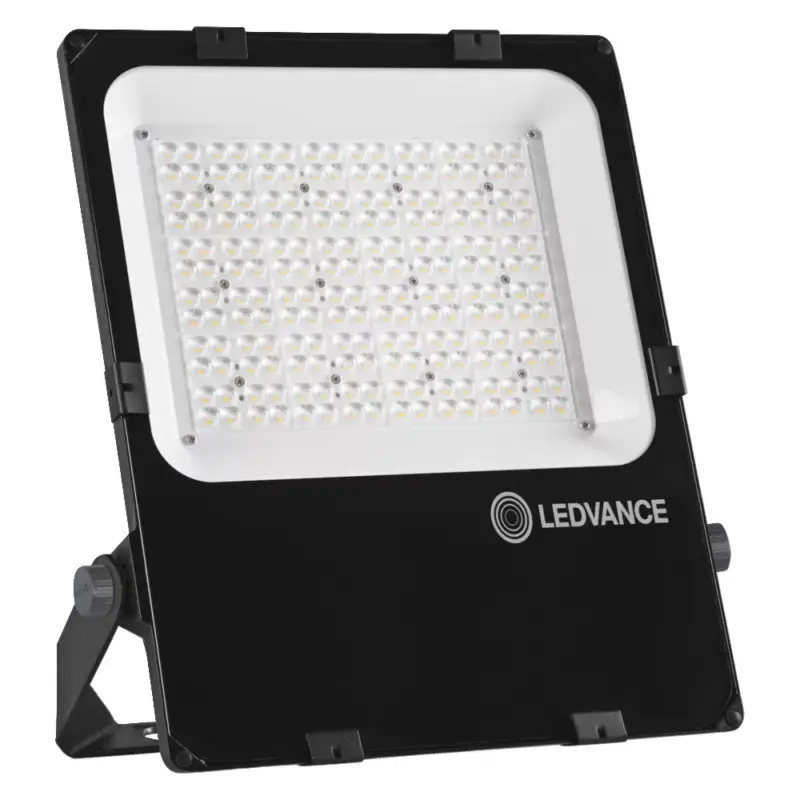 Szuper ajánlat LED-es reflektor kültéri reflektorfény szabályozható 150W 19800lm 3000K IP66 fekete reflektor Ledvance