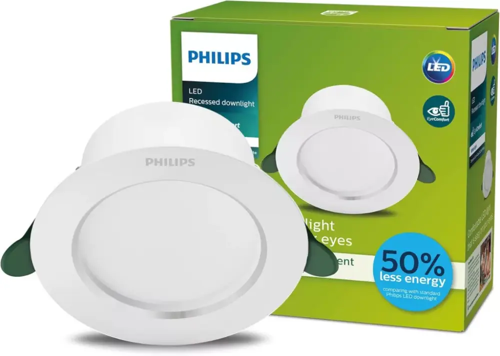 Szuper ajánlat Süllyesztett LED lámpatest 2,2W 345lm 4000K White Diamond Philips