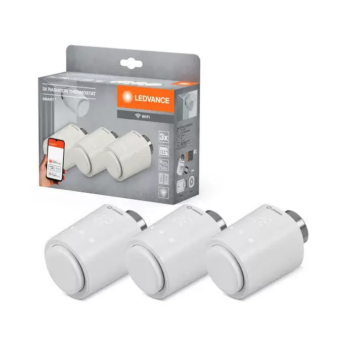 Nézd meg most 3x Okos Radiátor Termosztát Akkumulátor SMART+ WiFi Ledvance