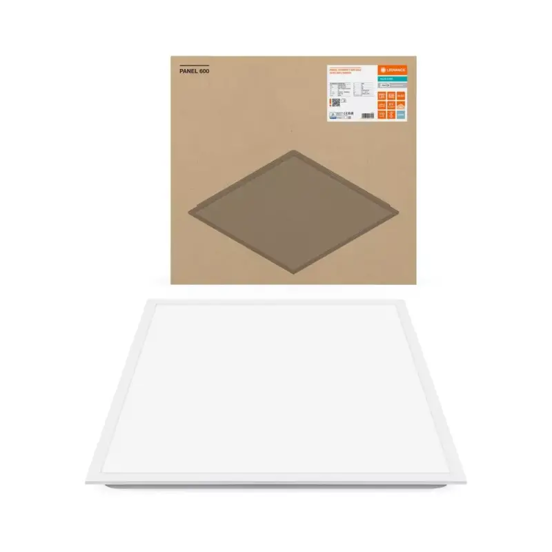 Szezonális akció LED panel mennyezeti lámpatest 33W 3630lm 6500K Hidegfényű, szabályozható, felületre szerelhető, süllyesztett, fehér, 60x60cm, kompakt, Ledvance
