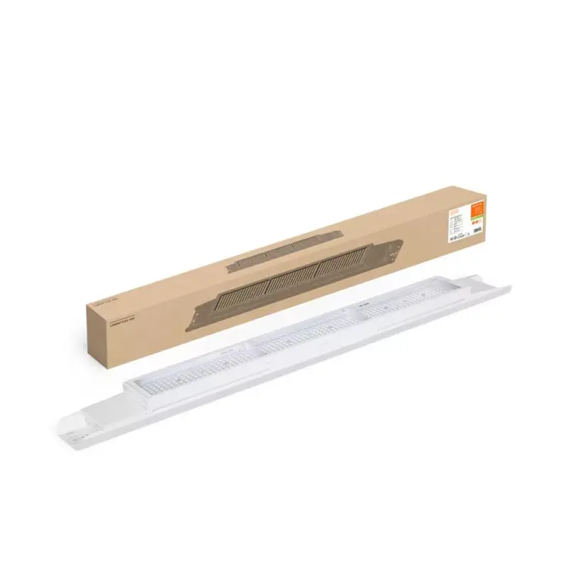 Utolsó esély LED panel lineáris szalag 42W 6510lm 4000K semleges fényerejű, szabályozható, felületre szerelhető, függesztett, fehér, 120x10cm, alacsony öböl, Flex, Ledvance