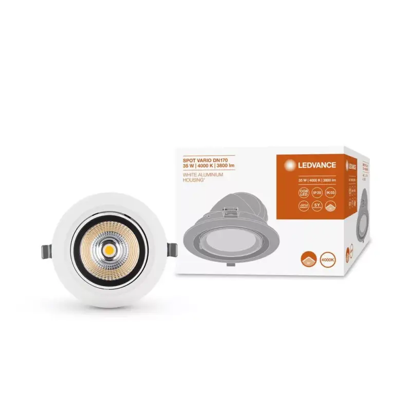 Outlet LED panel süllyesztett spotlámpa 35W 3550lm 4000K semleges spotlámpa fehér Vario Ledvance