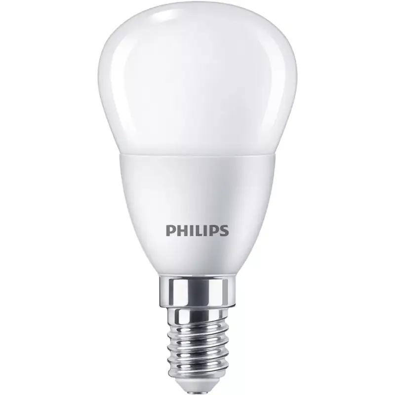 LED izzó E14 gömb alakú P45 4,9 W = 40 W 470 lm 4000 K semleges Essential Philips Biztonságos vásárlás