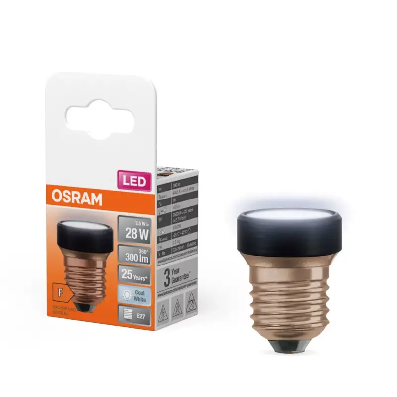 LED izzó reflektor E27 3.5W = 28W 300lm 4000K semleges 100° szabályozható lapos lámpa Osram Legnépszerűbb