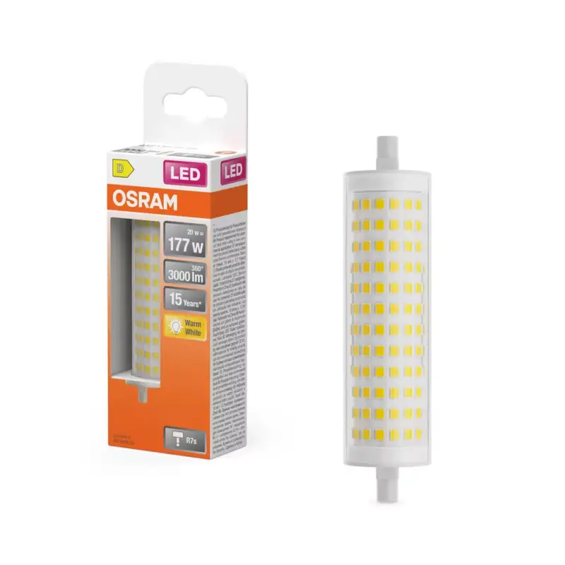 LED kapszulaizzó R7s 20W = 177W 3000lm 3000K Meleg 300° LINE Osram Nézd meg most