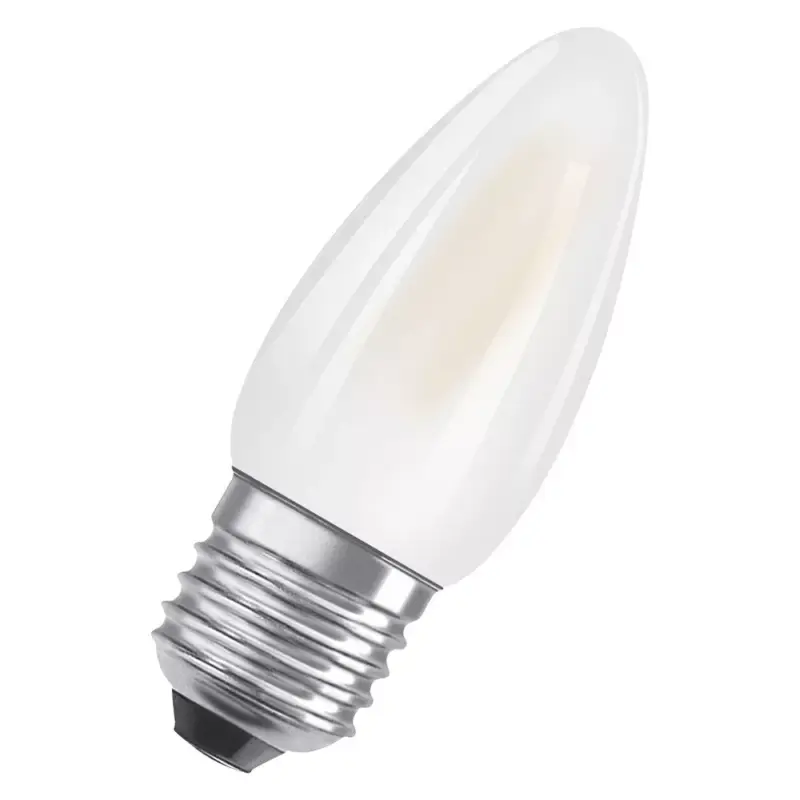 Szezonális akció LED izzó B35 gyertya E27 4W = 40W 470lm 4000K semleges 300° Retrofit Filament CLASSIC Osram
