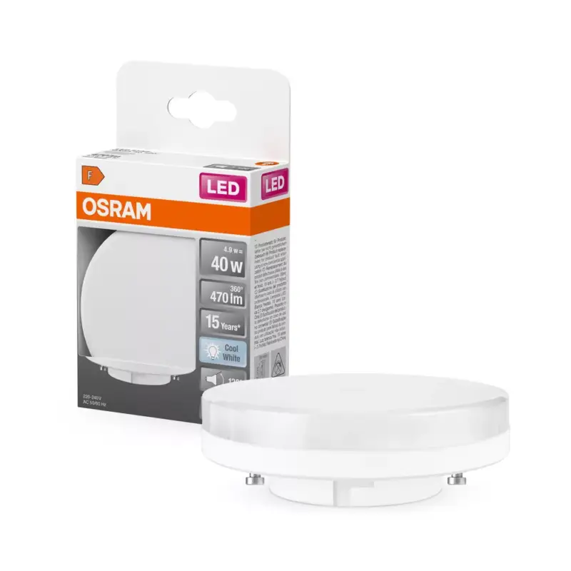 GX53 LED izzó reflektor 4.9W = 40W 470lm 4000K semleges 120° STAR Osram Gyors kiszállítás