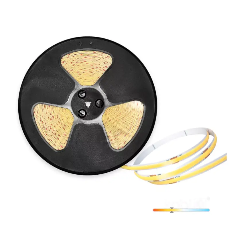Outlet LED szalag 5W 460lm 3000K Meleg 16000LED 12V 50m CRI90 Tramo Prémium Kobi