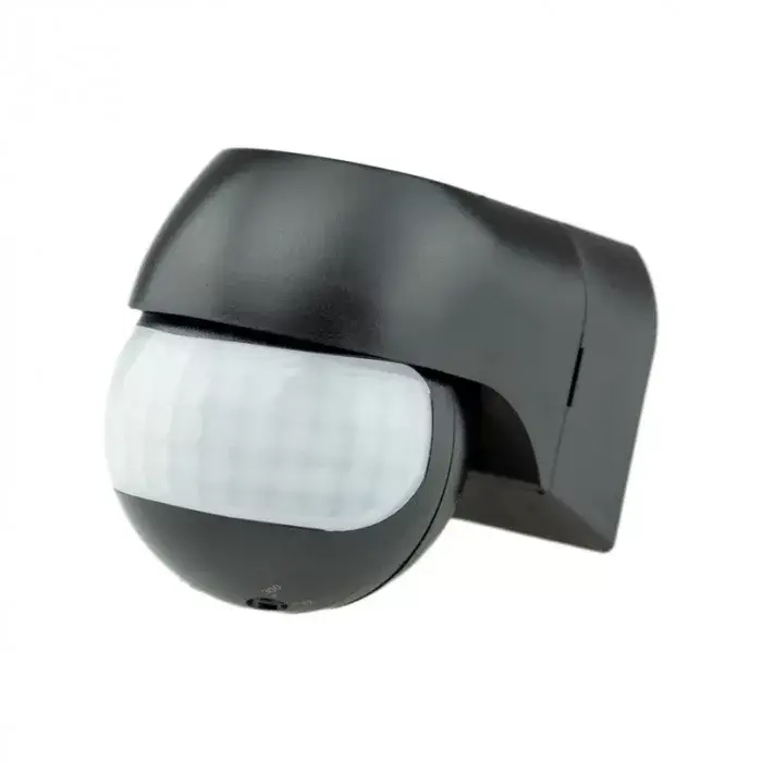 PIR mozgás- és alkonyérzékelő IP44 fekete, felületre szerelhető 12m 180° CP Ecolight Expressz szállítás