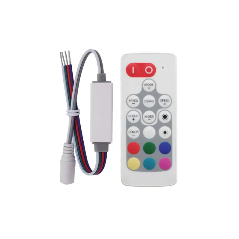 Expressz kézbesítés Rádiós LED RGB vezérlő ST06FP 5-24V 6A Kobi távirányítóval