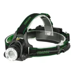 Tracon LED fejlámpa akkumulátorral és állítható fókusszal 5W 500 lm, 5 h 3,7V 1500 mAh 18650 Li-Po IP54 HL500B Outlet