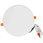 Tracon beépíthető álmennyezeti vízmentes LED panel 10W 800Lm 4000K természetes fehér kerek IP66 süllyesztett Kihagyhatatlan ajánlat