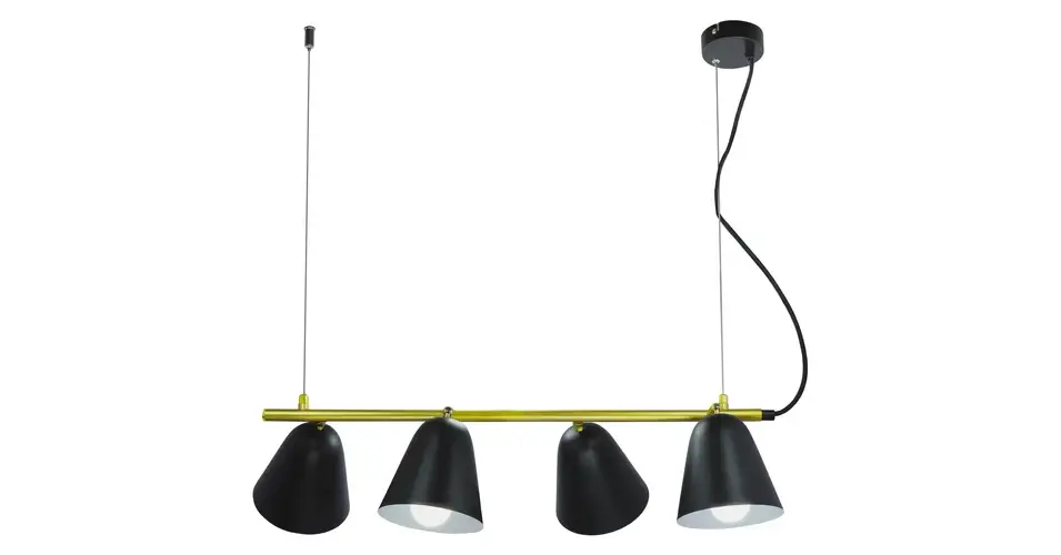 Alder Függeszték E14 4X MAX 40W fekete arany Rábalux 5377 Legjobb ár