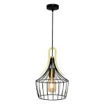 Alacsony ár Rábalux Parov függeszték matt fekete IP20 4925