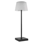 Bestseller Emos Katie LED asztali lámpa fekete újratölthető 4W 250lm CCT IP44 Z7630B
