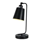 Elmark Derek asztali lámpa 1xE27 fekete IP20 955DEREK1T/BL Nézd meg most