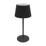 Outlet Optonica napelemes szolár LED asztali lámpa 2,5W 280lm CCT fekete IP54 251