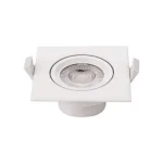 Outlet Optonica LED beépíthető spot lámpa négyzet 5W 4500K természetes fehér 375 lm IP20 3268