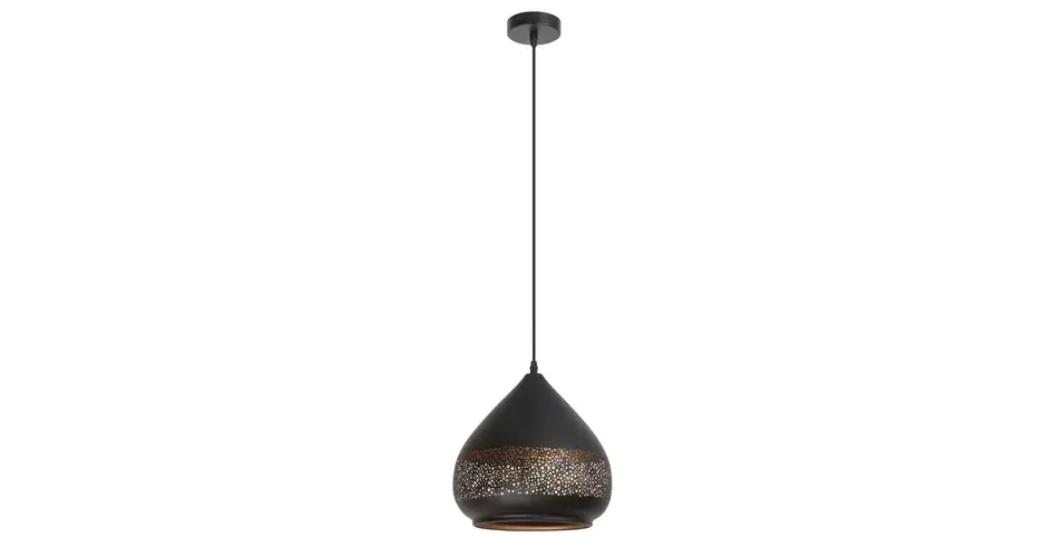 Rábalux Kaia függeszték fekete/arany E27 40W 2278 Azonnal elérhető