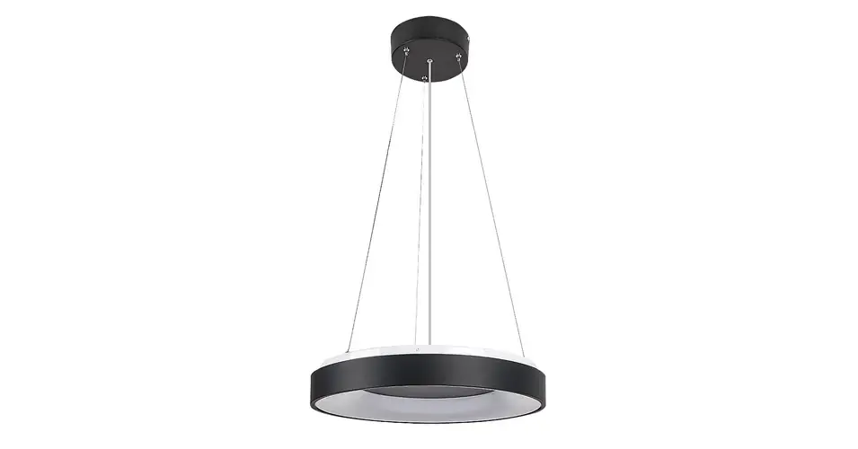 Rábalux Ceilo modern megjelenésű fekete függeszték LED 38W 3150lm/3800lm 3000–6500K 72001 Népszerű