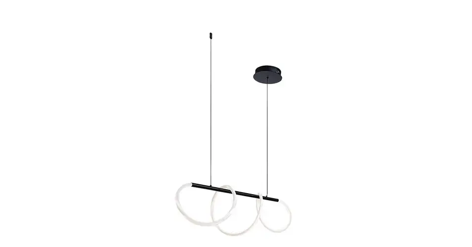 Rábalux Montema függeszthető LED lámpa 40W 3750lm 4000K fekete 72269 Újdonság