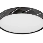 Rábalux Nessira modern megjelenésű matt fekete kerek mennyezeti lámpa LED 25W 1100lm/3000lm 4000K 71120 Prémium