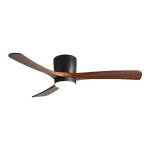 Utolsó esély Optonica LED mennyezeti lámpa és ventilátor 18W 1440lm CCT fekete IP20 19112
