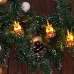 Tracon LED karácsonyi lánc szarvas elemes meleg fehér CHRSTRDA10WW Akció