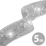 Karácsonyi LED-es szalag ezüst 5m x 5cm 58933L Szuper ajánlat