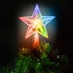 Alacsony ár Karácsonyi LED-es csillag csúcsdísz 15 cm RGB 58034